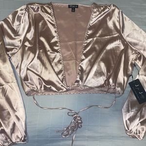 Satin Rose Blouse